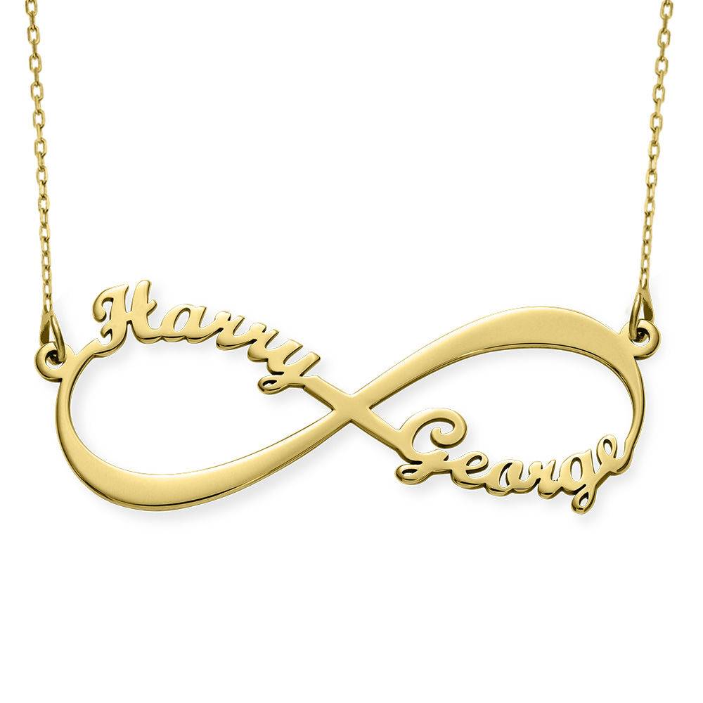 10K Yellow Gold Infinity Name Necklace