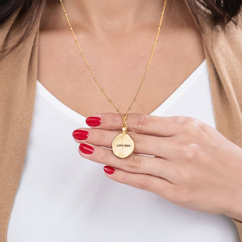 Aphrodite Coin Necklace in Gold Plating