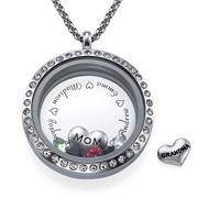 Engraved Floating Charms Locket