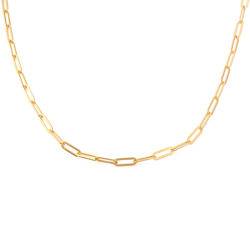 Chain Link Necklace in 18K Gold Plating