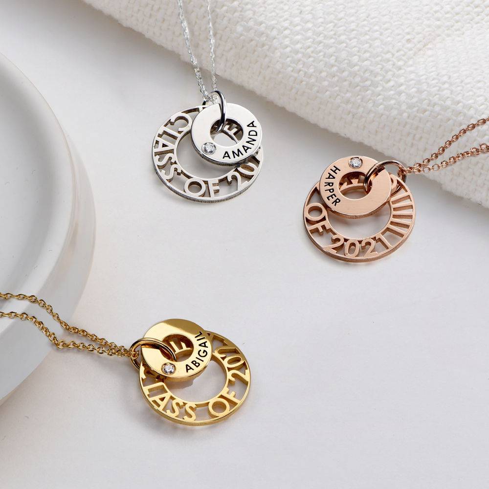 custom graduation pendant necklace with 