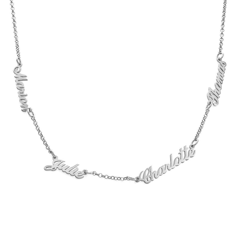 Heritage Multiple Name Necklace in Sterling Silver