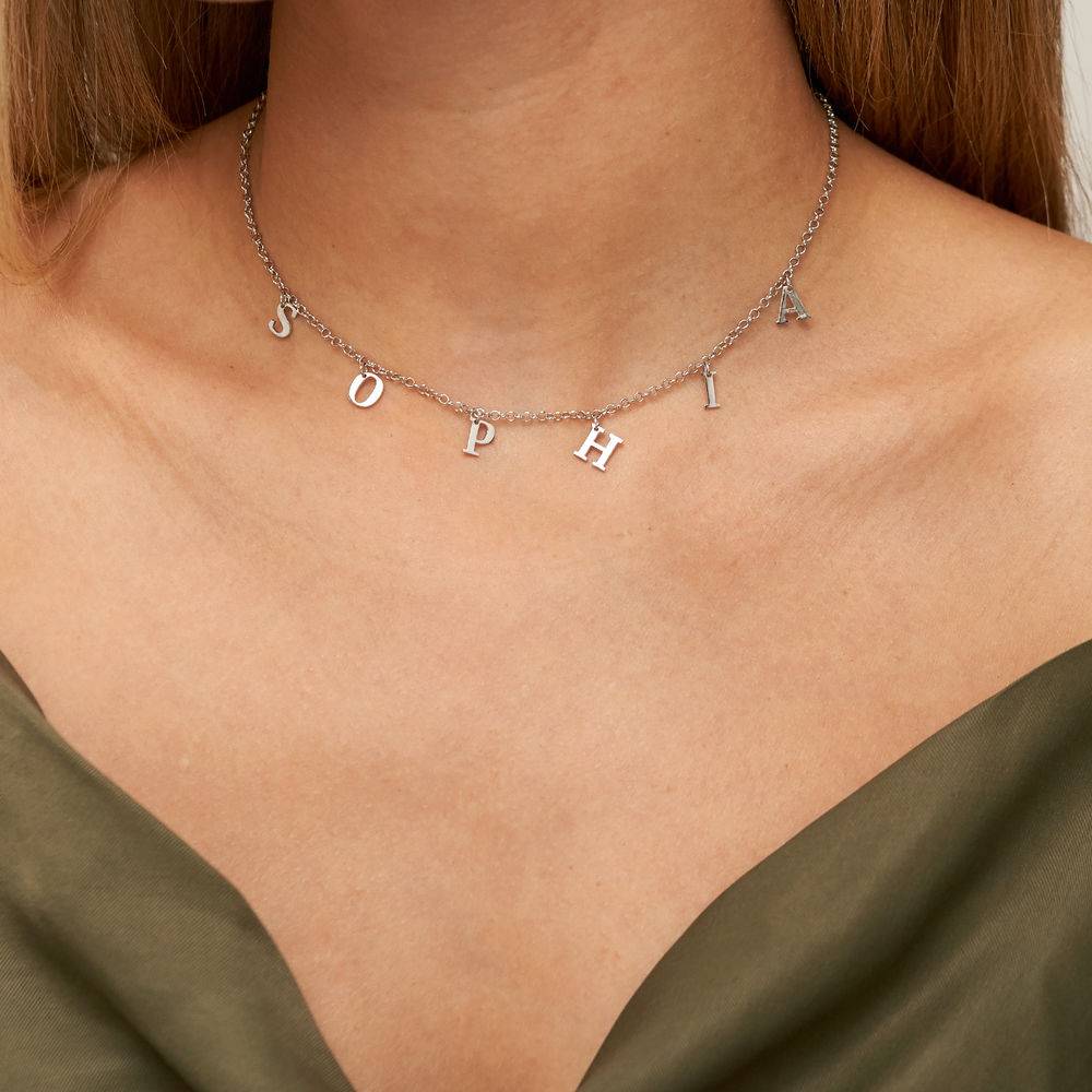 Name Choker in Sterling Silver