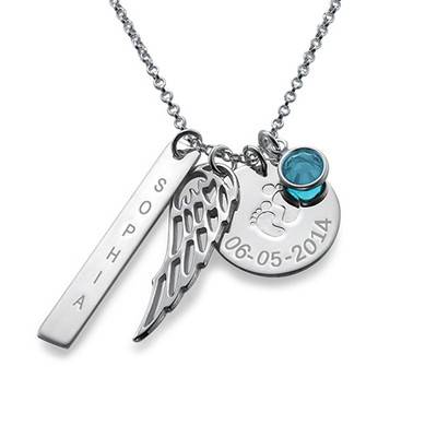 Personalized Mom Charm Necklace