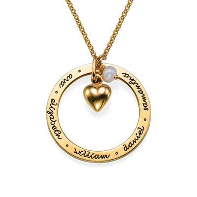 Personalized Mothers Jewelry in Gold Plating