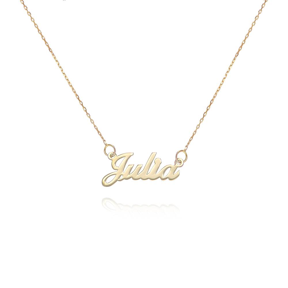 Classic Cocktail Name Necklace in 14k Gold-6 product photo