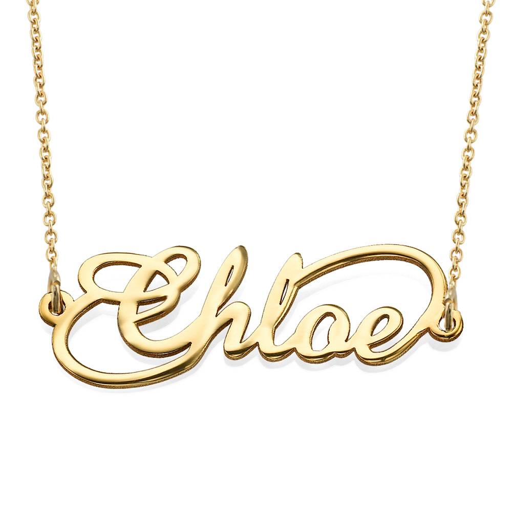 14K Infinity Style Name Necklace-2 product photo