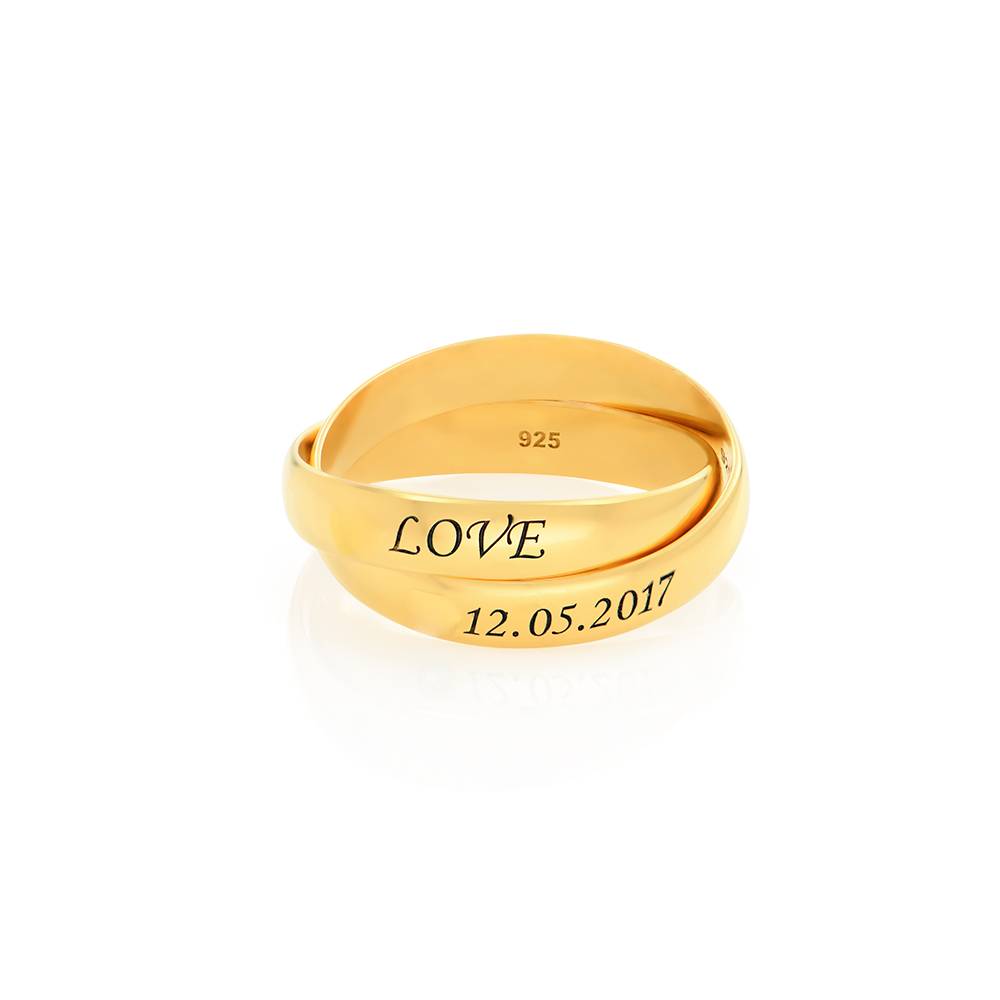 2 Charlize Russian Rings in 18K Gold Vermeil product photo