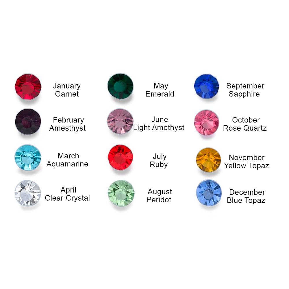4mm Birthstones for Floating Lockets-2 product photo