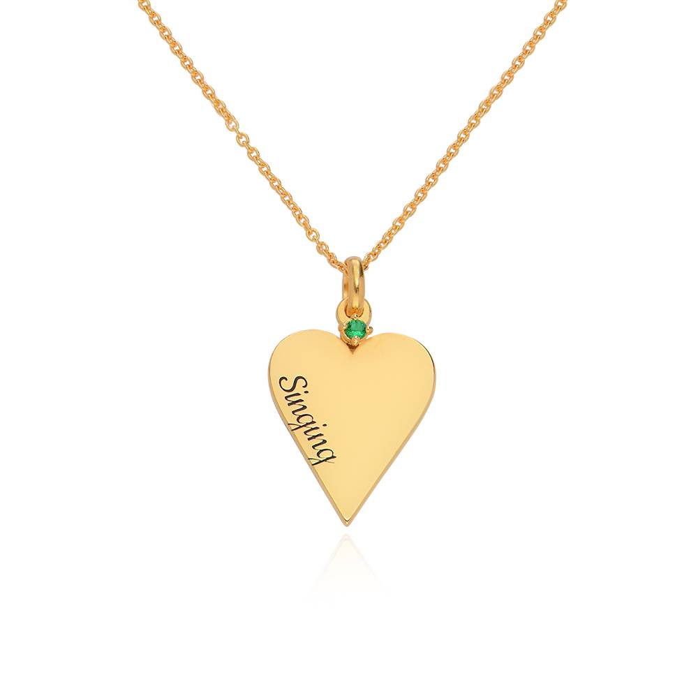 6 Piece Personalized Friendship and Birthstone Necklace in 18K Gold Vermeil-1 product photo