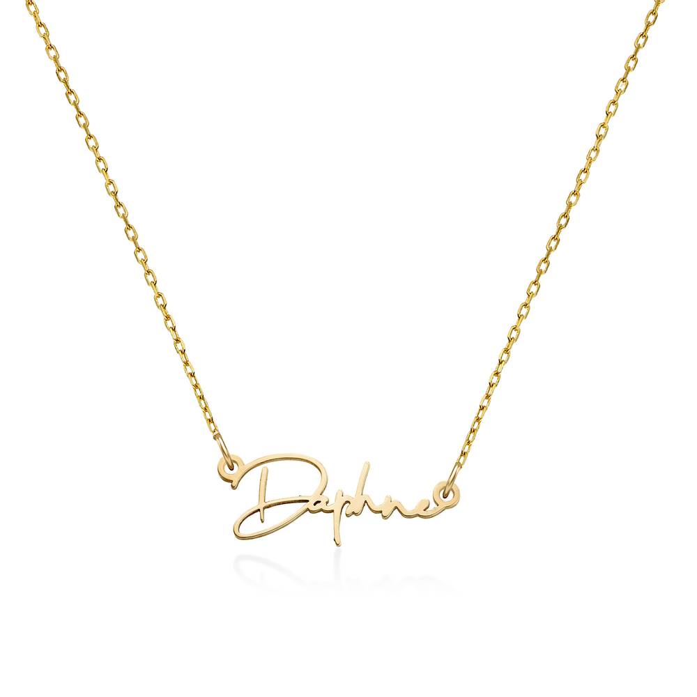 Paris Name Necklace in 10ct Yellow Gold product photo