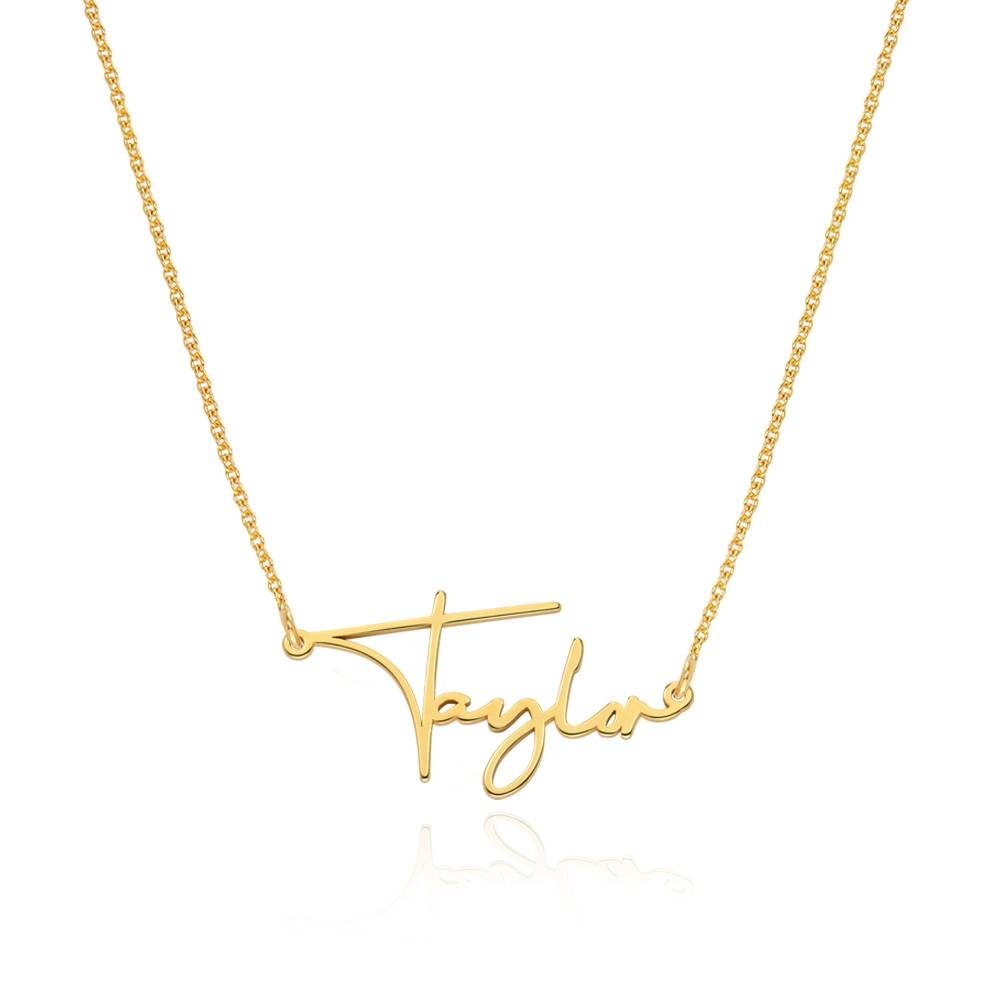 Paris Name Necklace in 18ct Gold Plating-5 product photo