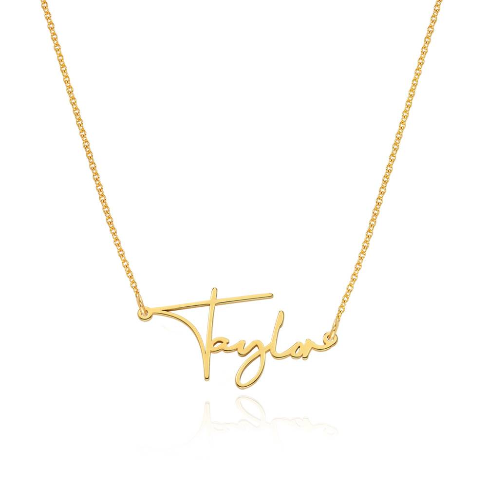 Paris Name Necklace in 18ct Gold Plating-1 product photo