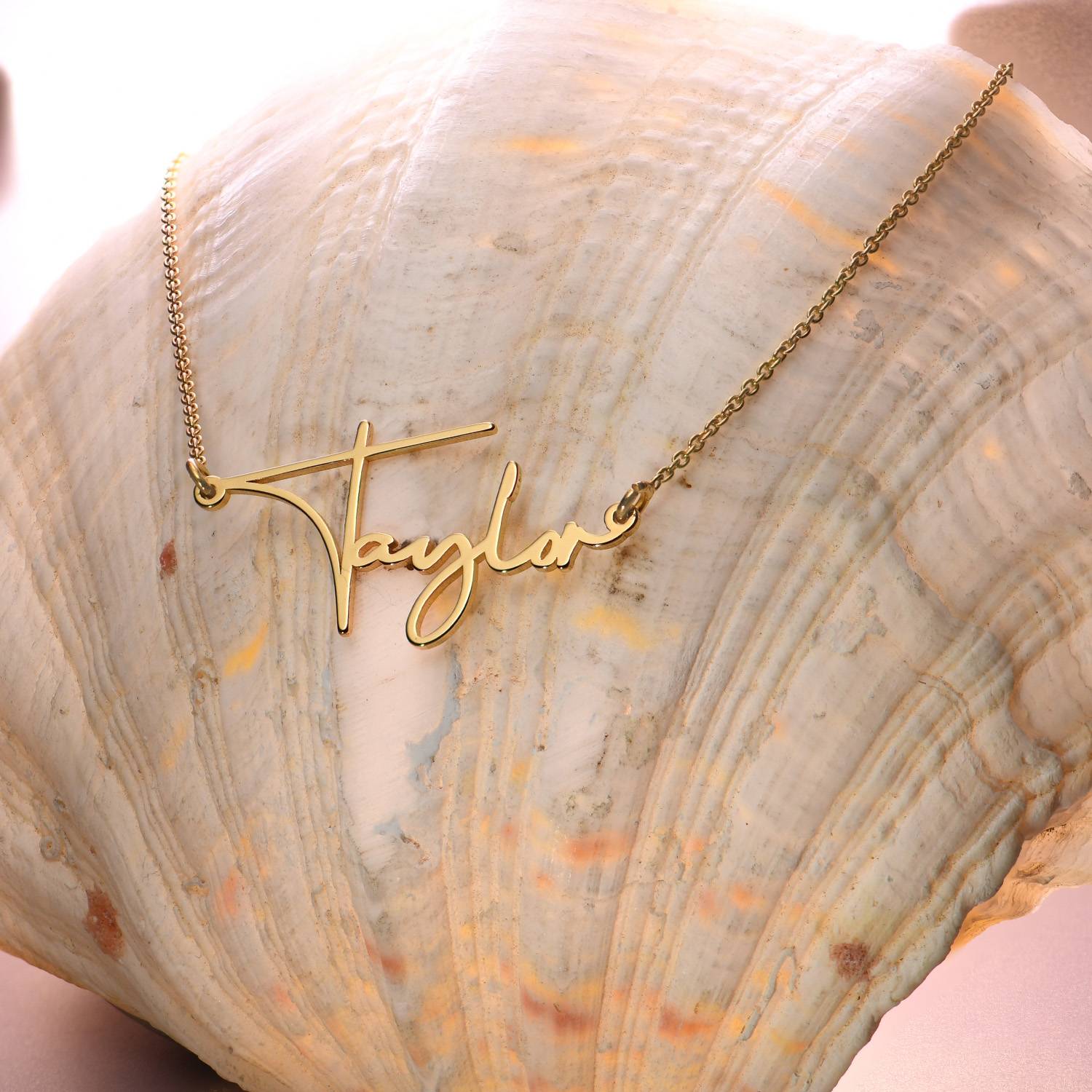 Paris Name Necklace in 18ct Gold Plating-2 product photo