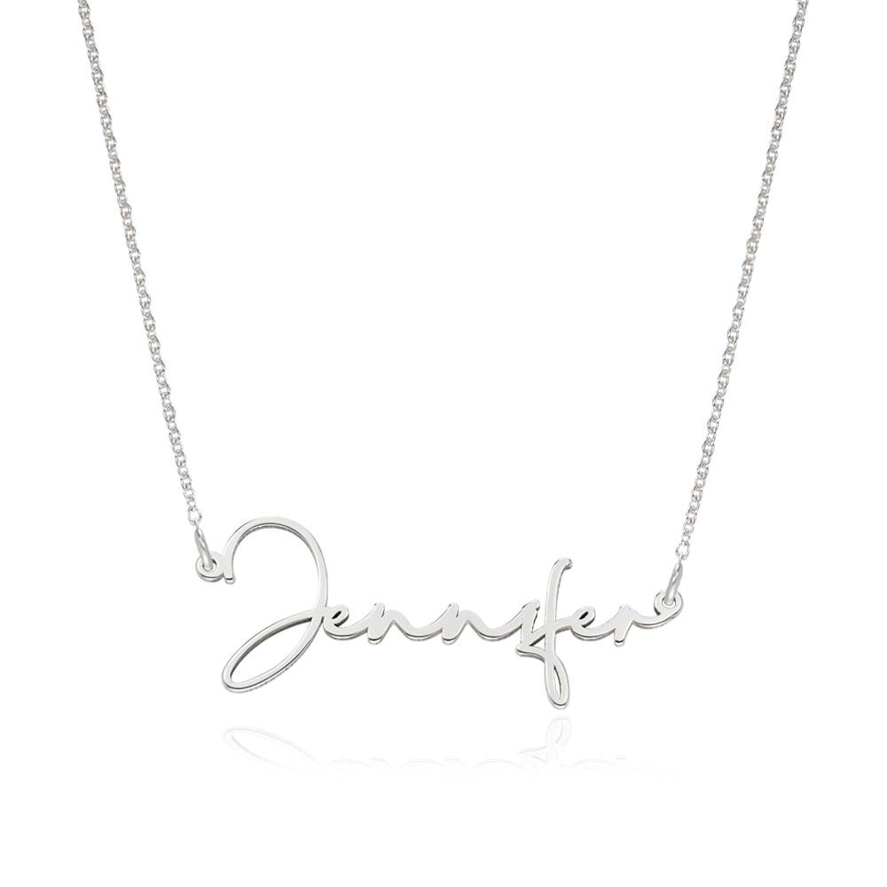 Paris Name Necklace in Sterling Silver-3 product photo