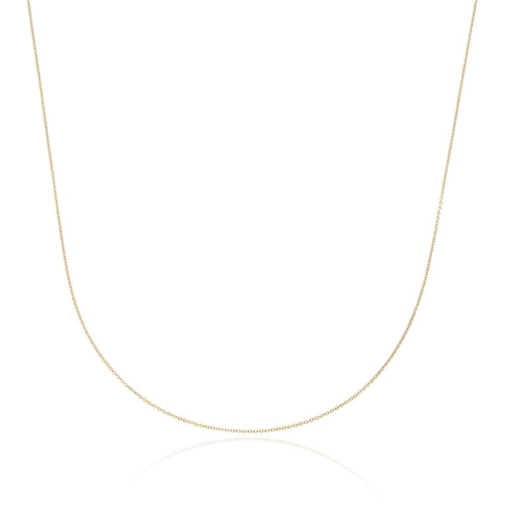 Cable Closed chain 18K Yellow Gold-1 product photo