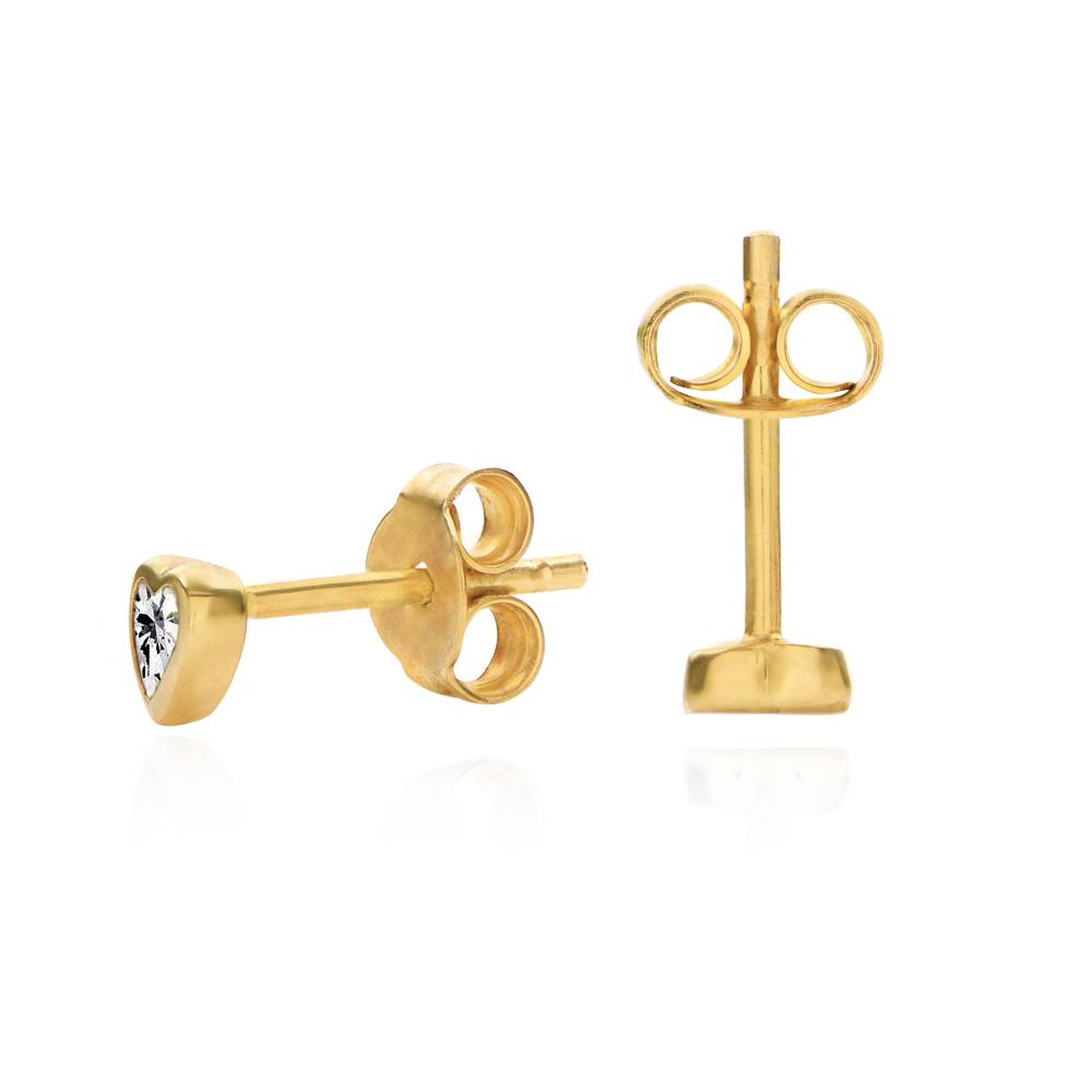 Charli Heart Earrings in 18K Gold Vermeil-4 product photo