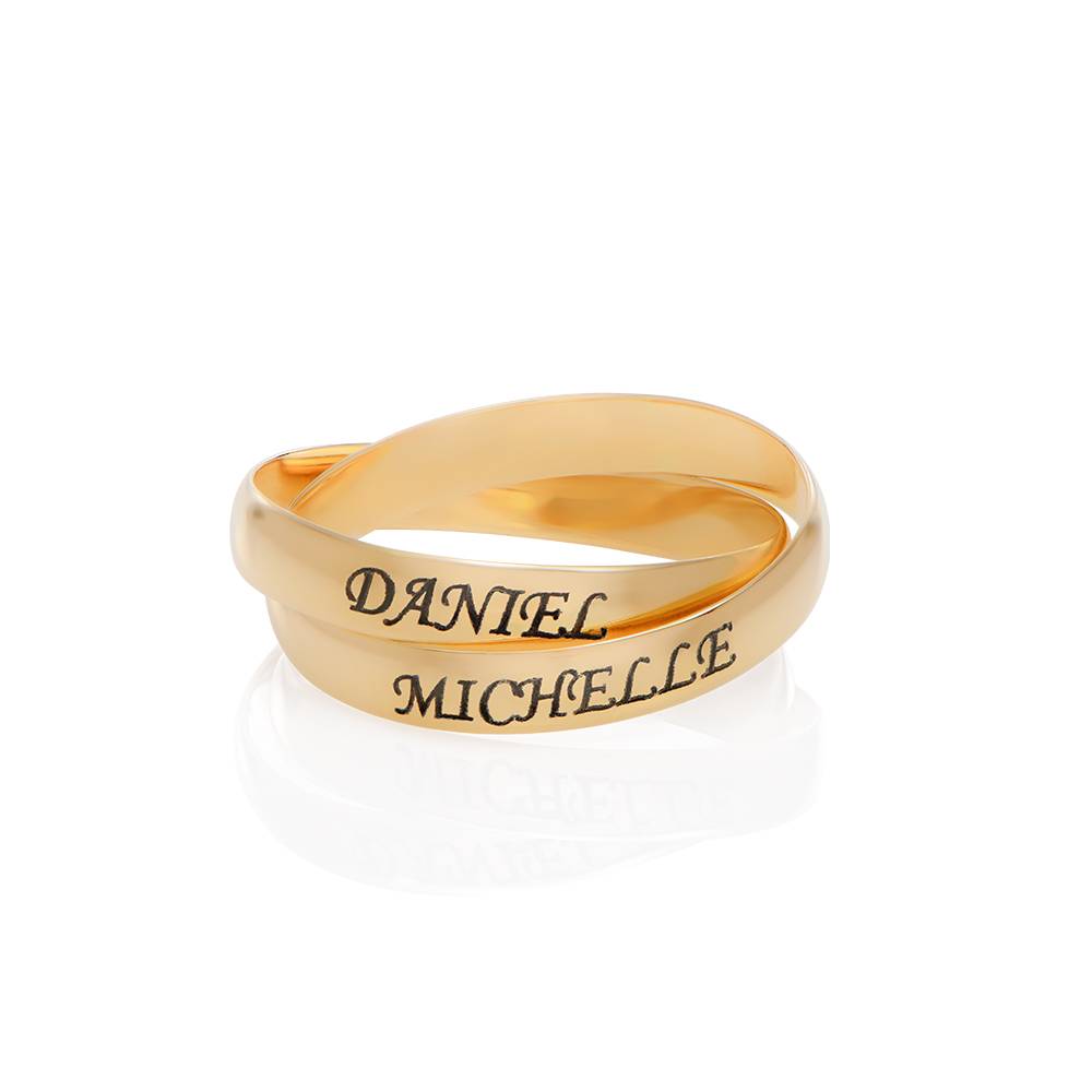 2 Charlize Russian Ring in 10K Yellow Gold-4 product photo