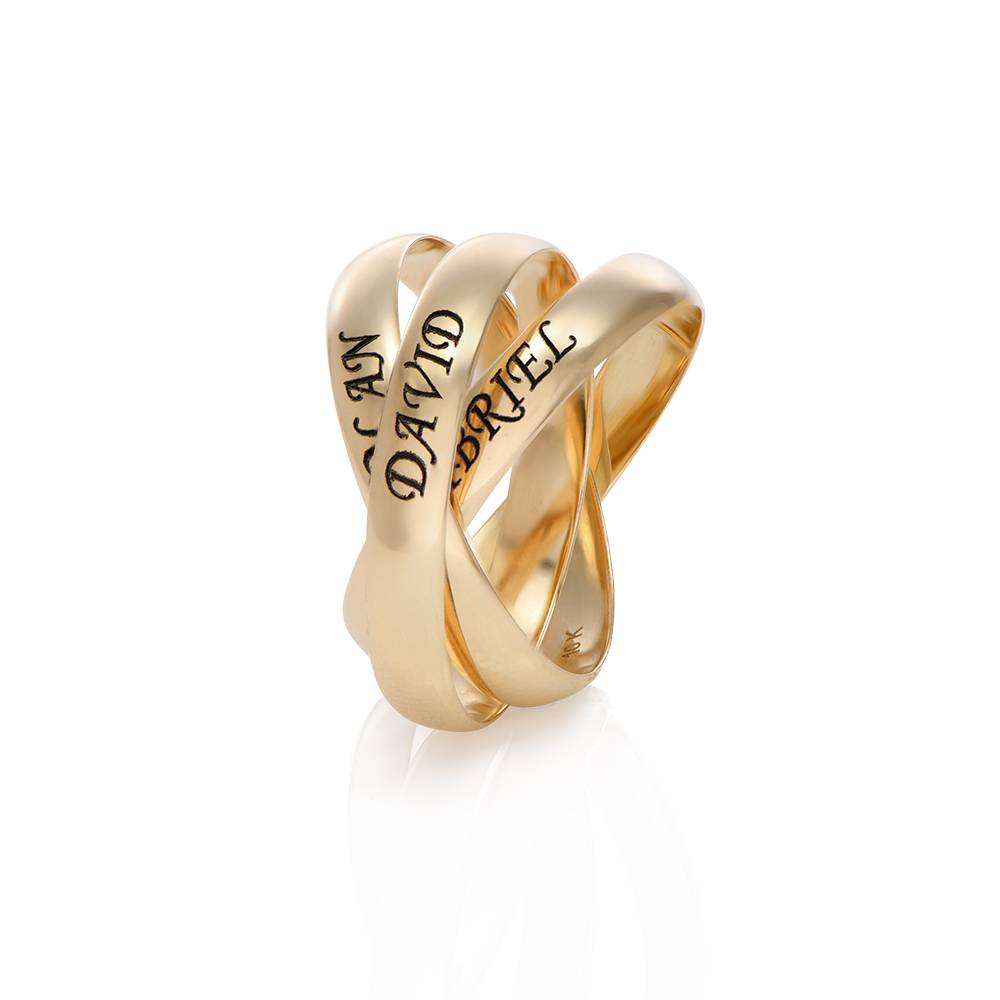Charlize Russian Ring in 10K Yellow Gold-4 product photo