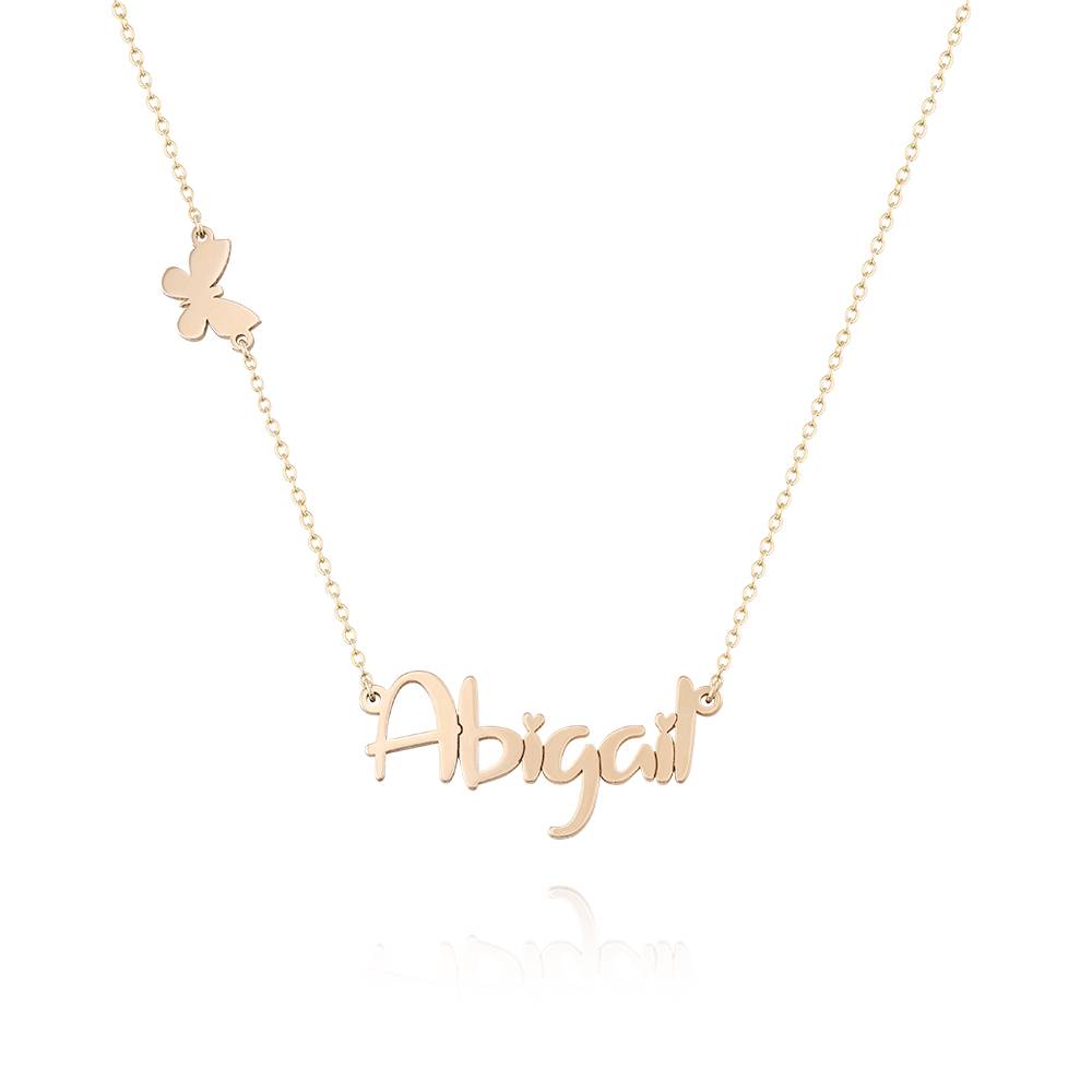 Charlotte Name Necklace in 14K Yellow Gold-1 product photo