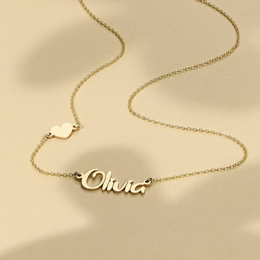 Charlotte Name Necklace in 14K Yellow Gold-3 product photo