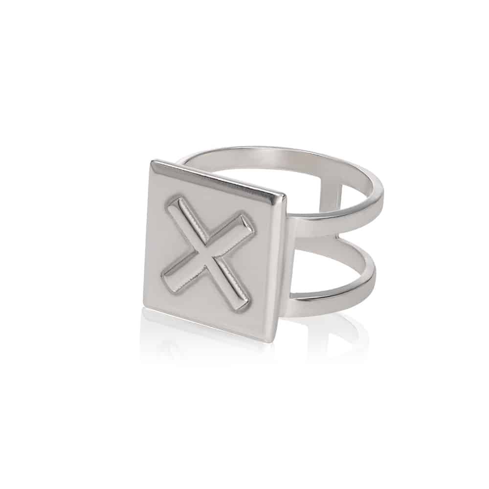 Cubic Ring in Sterling Silver-2 product photo