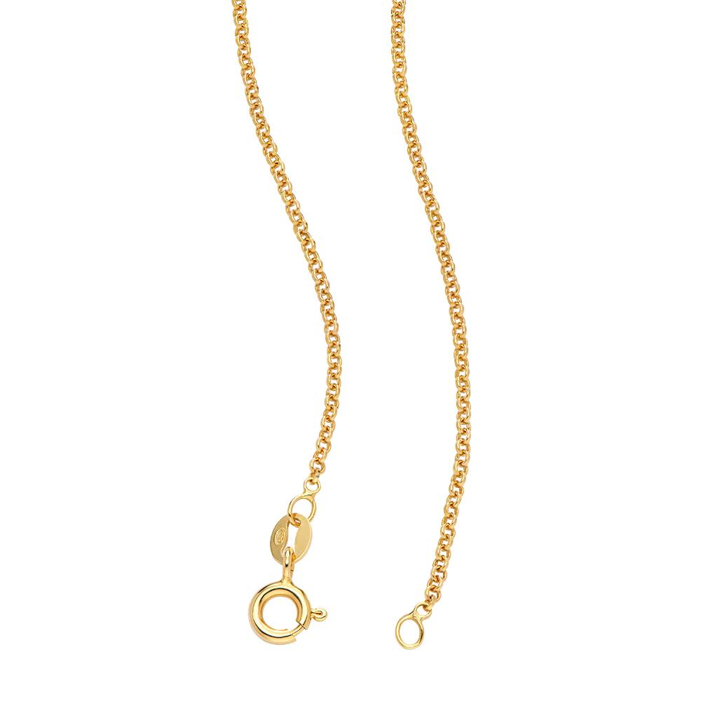 Heritage Diamond Multiple Name Necklace in 18K Gold Vermeil-5 product photo
