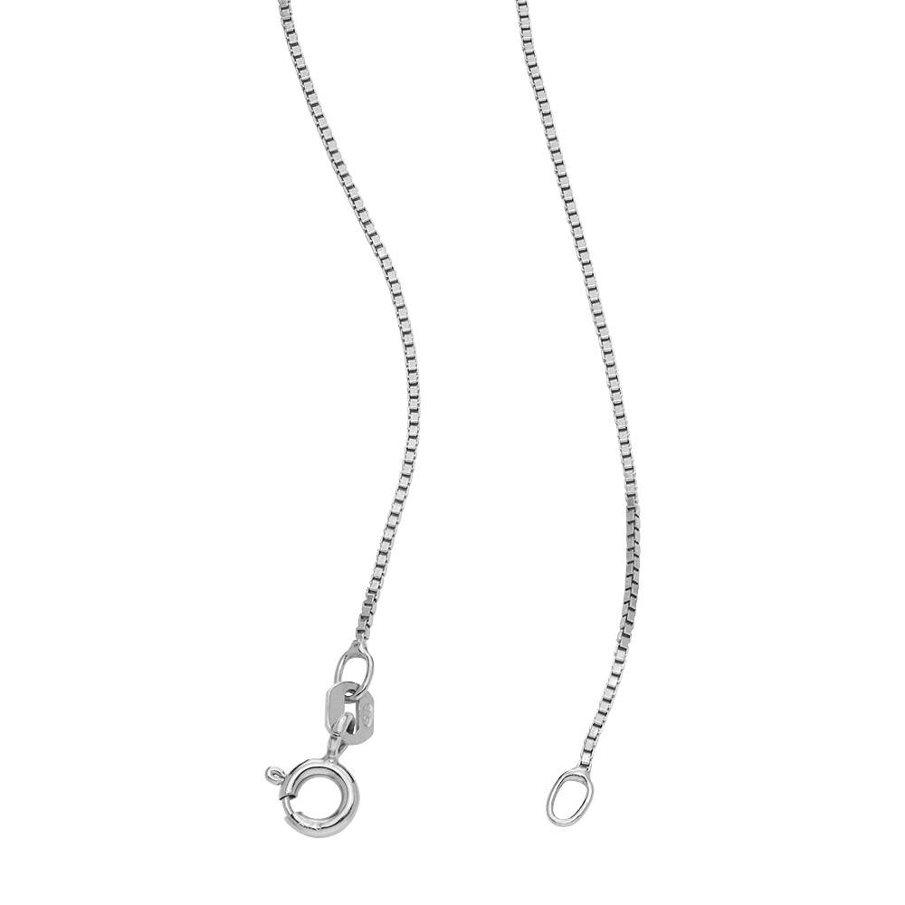 Diamond Russian Ring Necklace in Sterling Silver-5 product photo