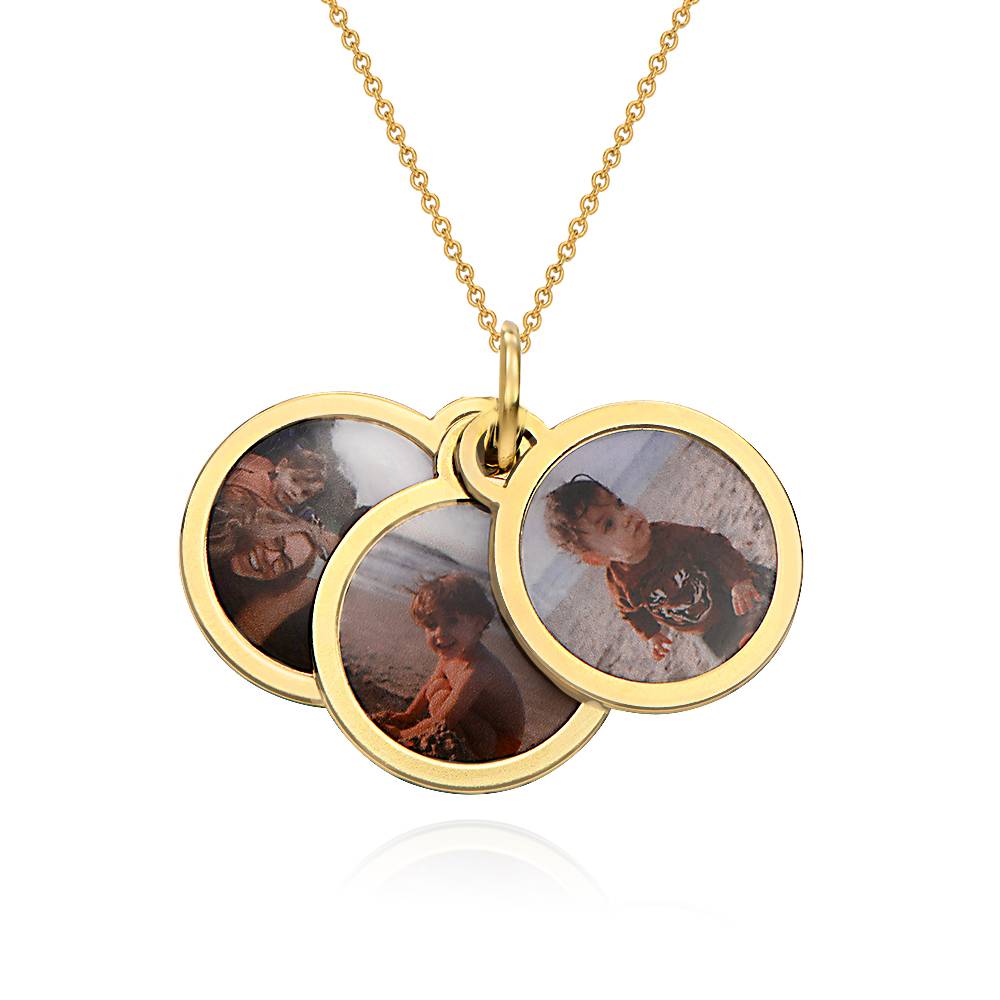 Forever Photo Pendant Necklace in 18K Gold Plating-3 product photo
