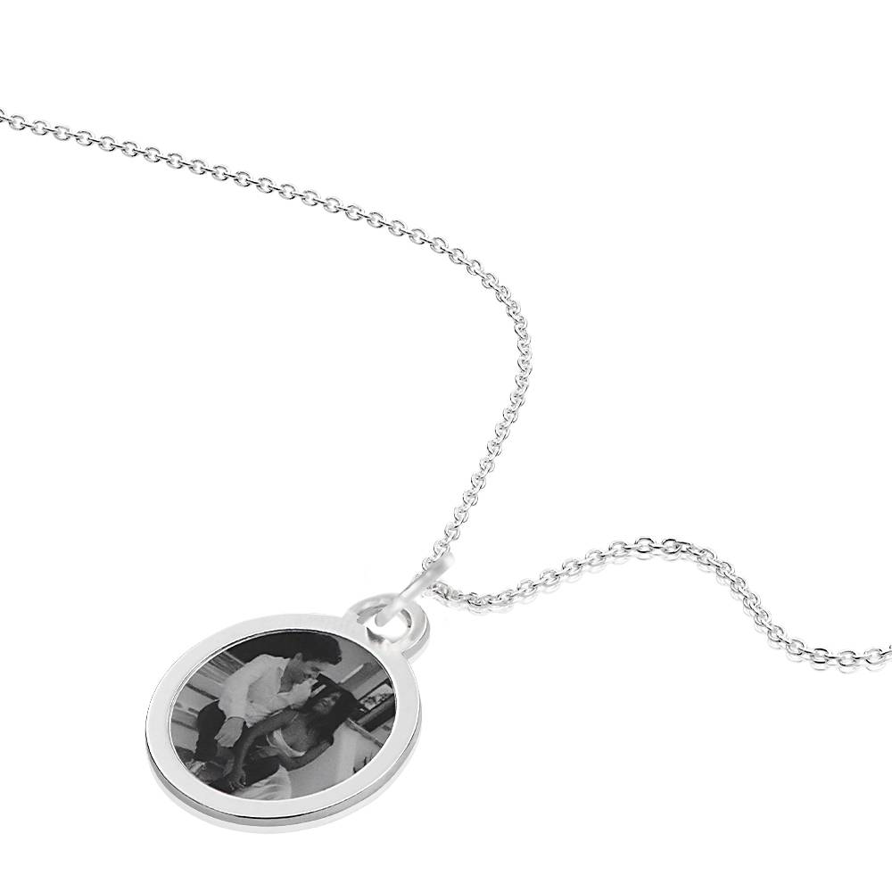 Forever Photo Pendant Necklace in Sterling Silver-2 product photo