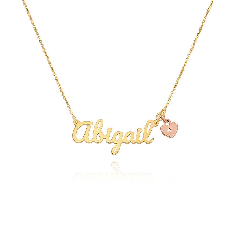 Sweetheart Name Necklace in 18K Gold Plating-4 product photo