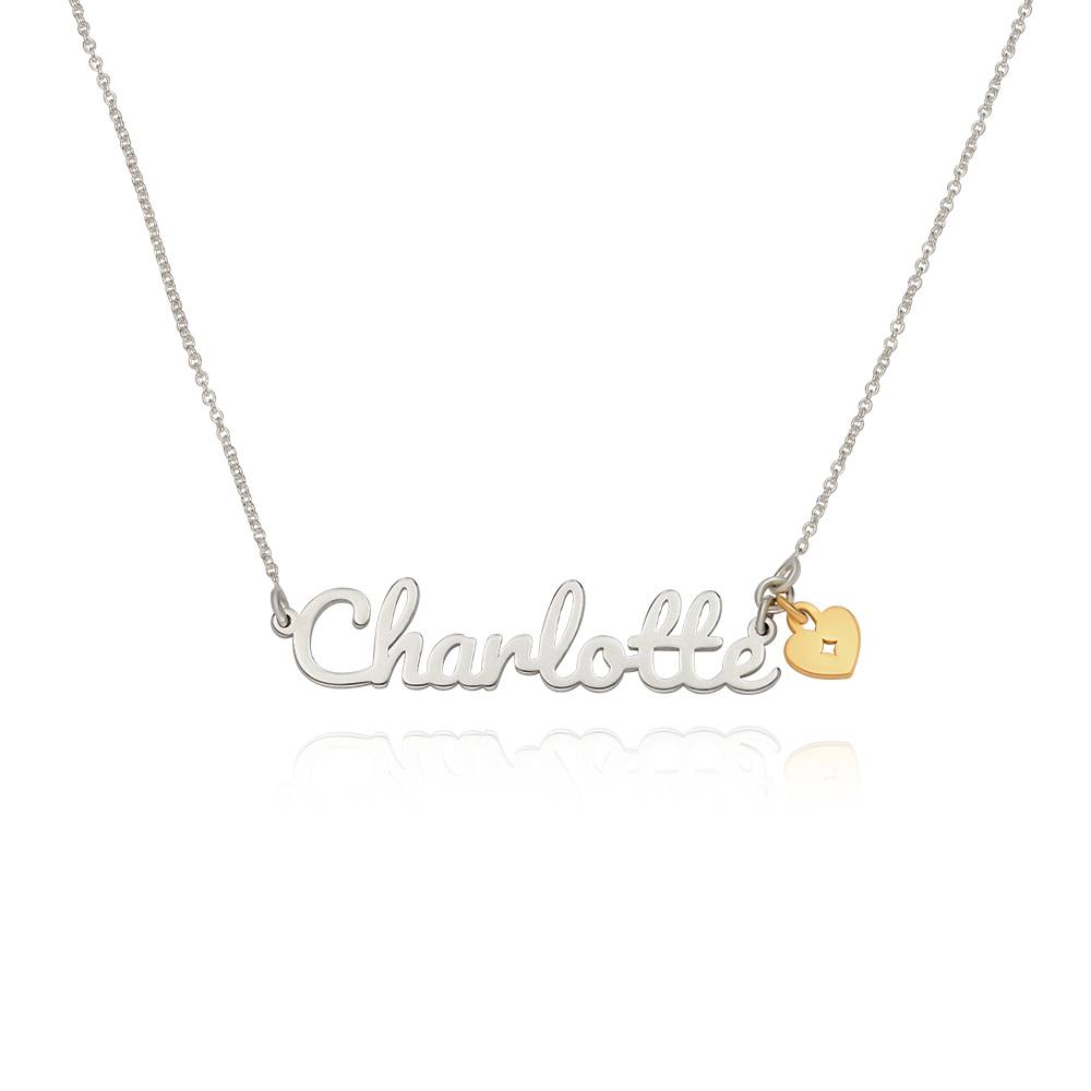 Sweetheart Name Necklace in Sterling Silver-1 product photo