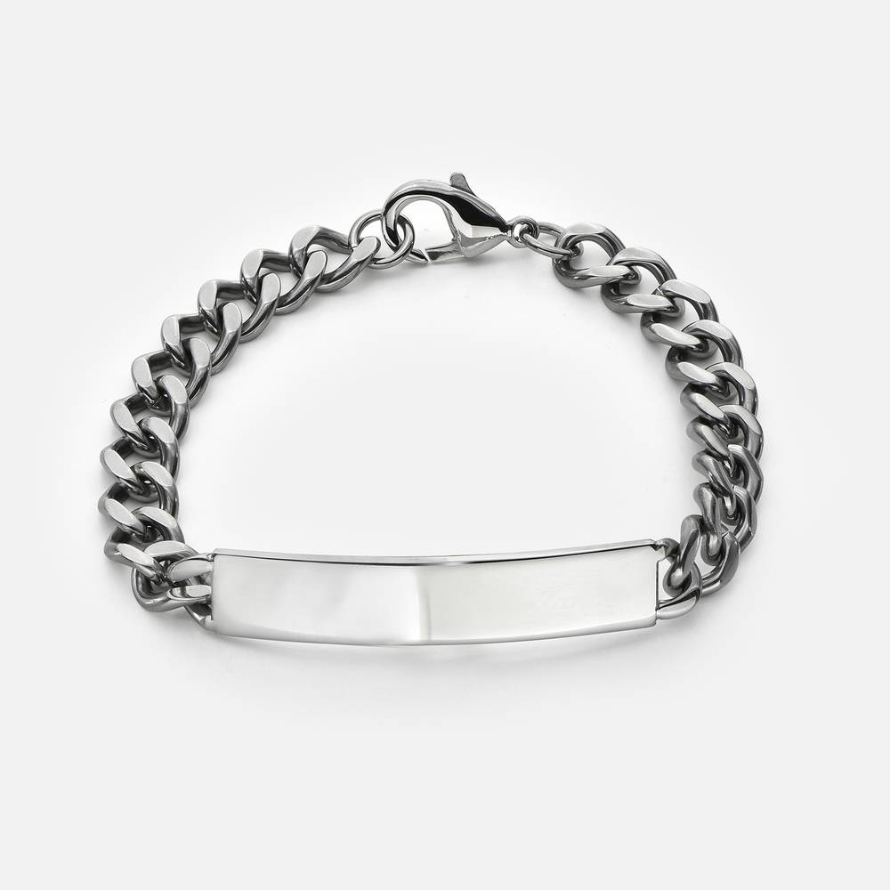 ID Bracelet for Men in Stainless Steel product photo