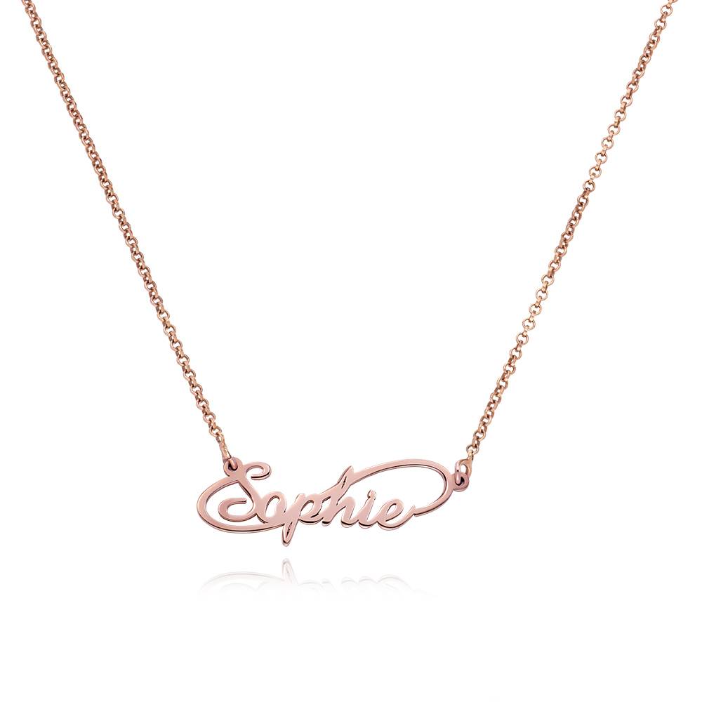 Infinity Style Name Necklace - Rose Gold Plated-1 product photo