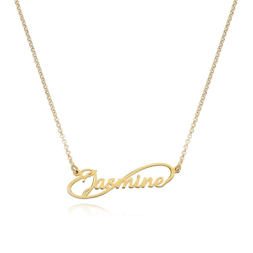 Infinity Style Name Necklace with Gold Plating-1 product photo