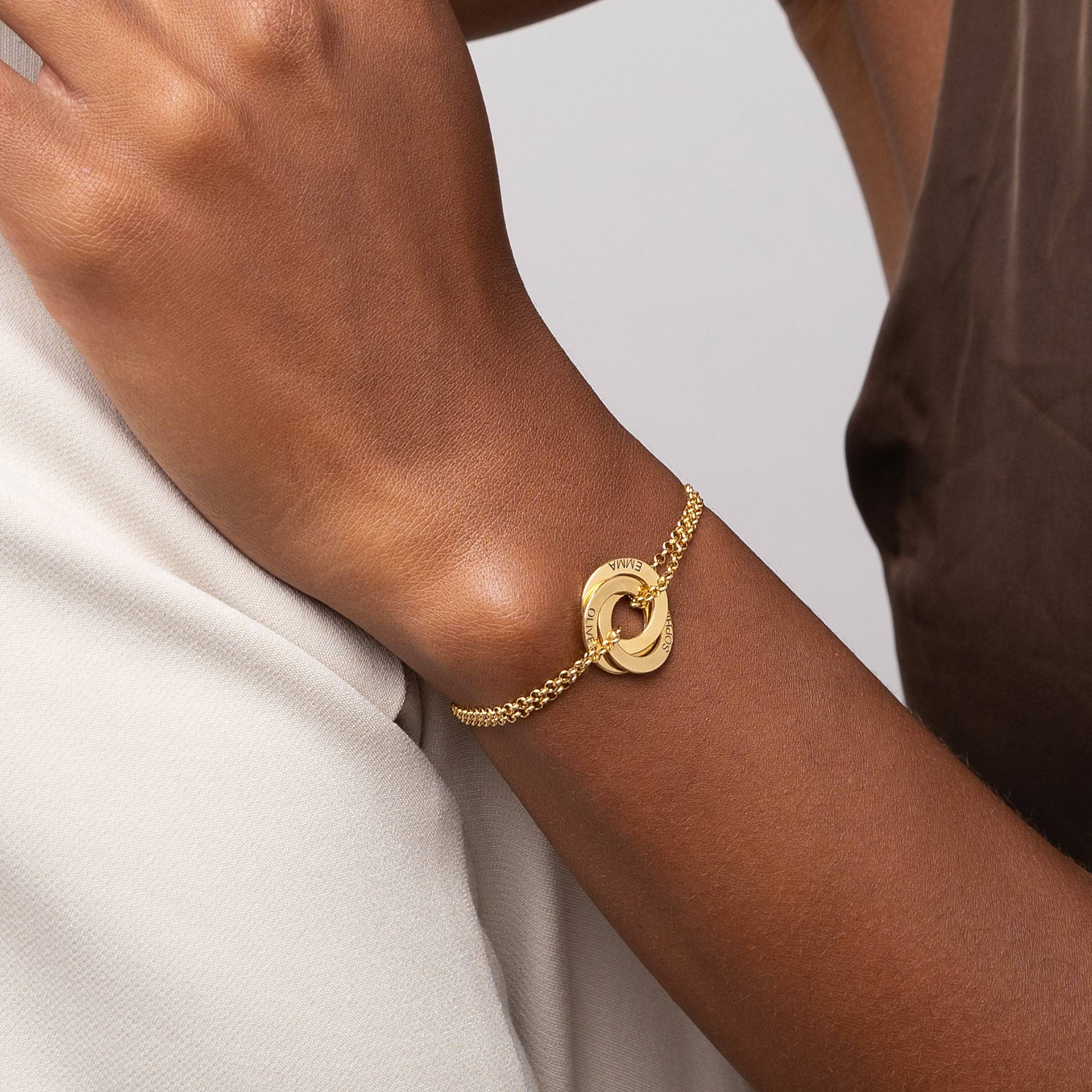 Lucy Russian Ring Bracelet in 18K Gold Vermeil-6 product photo