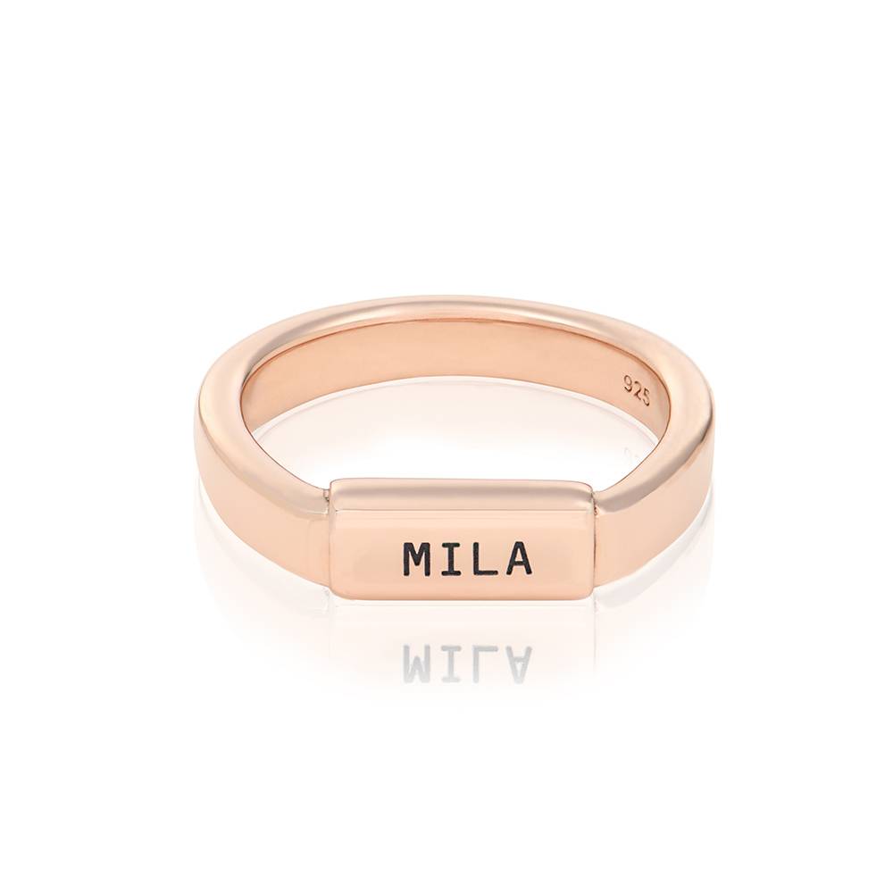 Modern Tube  Ring rose gold-1 product photo