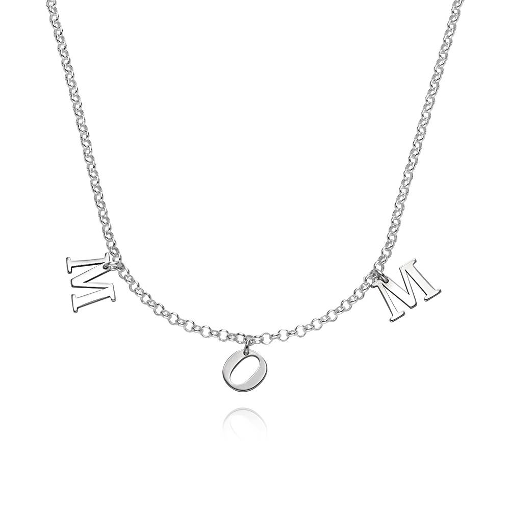 Mom Necklace in Sterling Silver-1 product photo