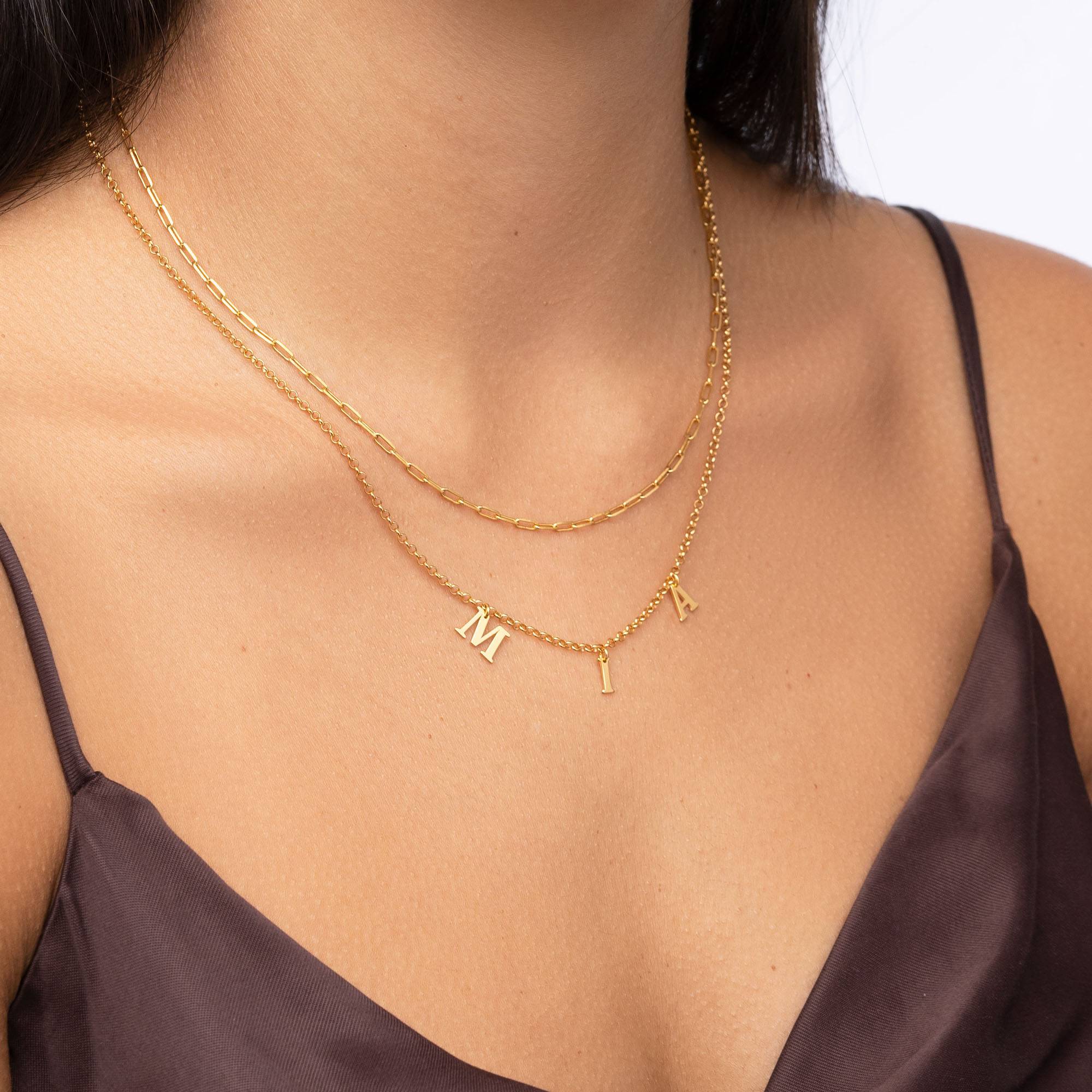 Name Choker in 18K Gold Plating-6 product photo