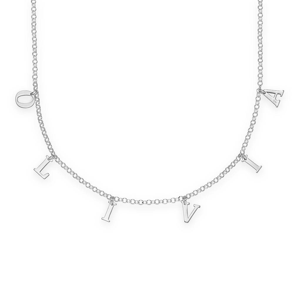 Name Choker in Sterling Silver-5 product photo