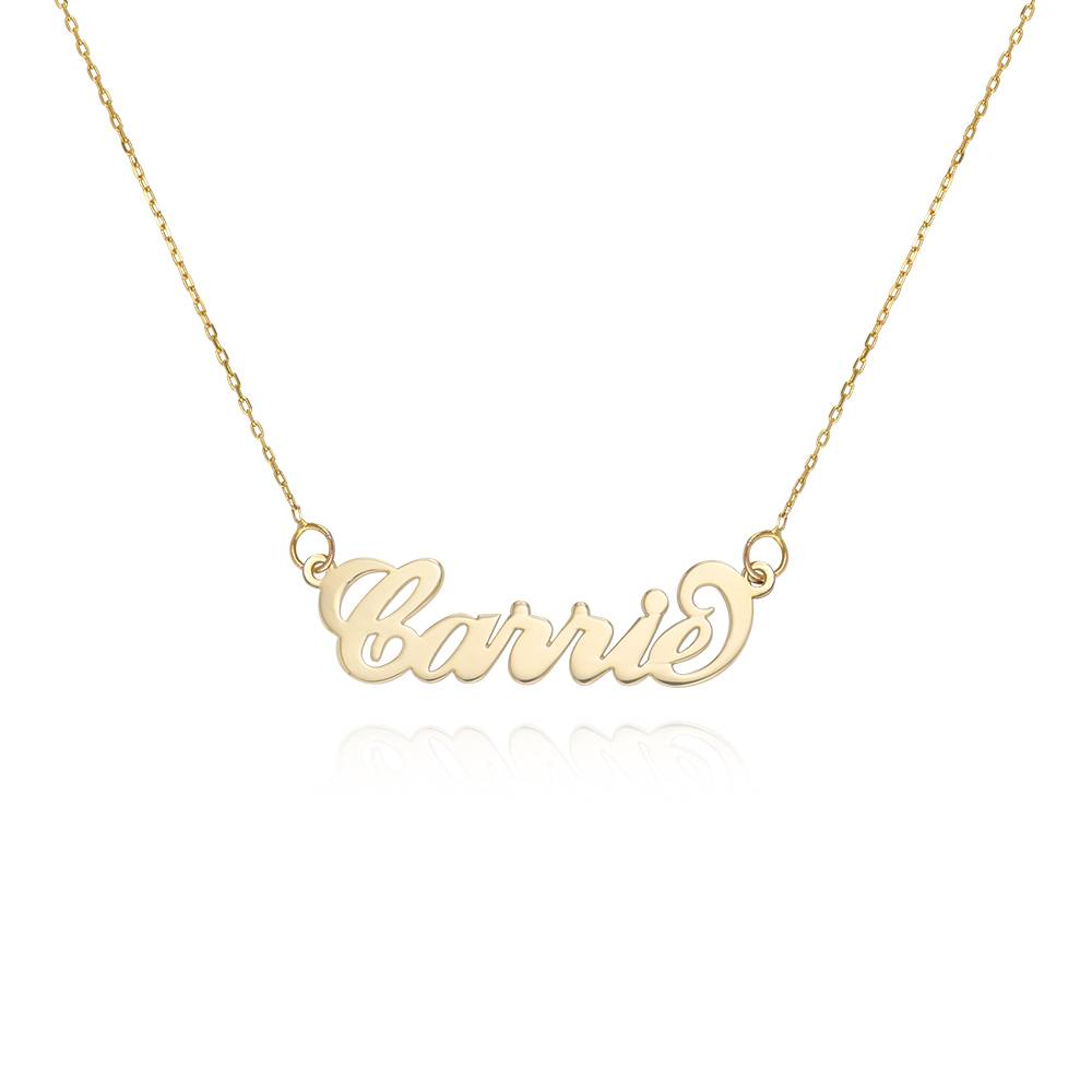 Carrie Style Personalized 14k Gold Name Necklace-6 product photo