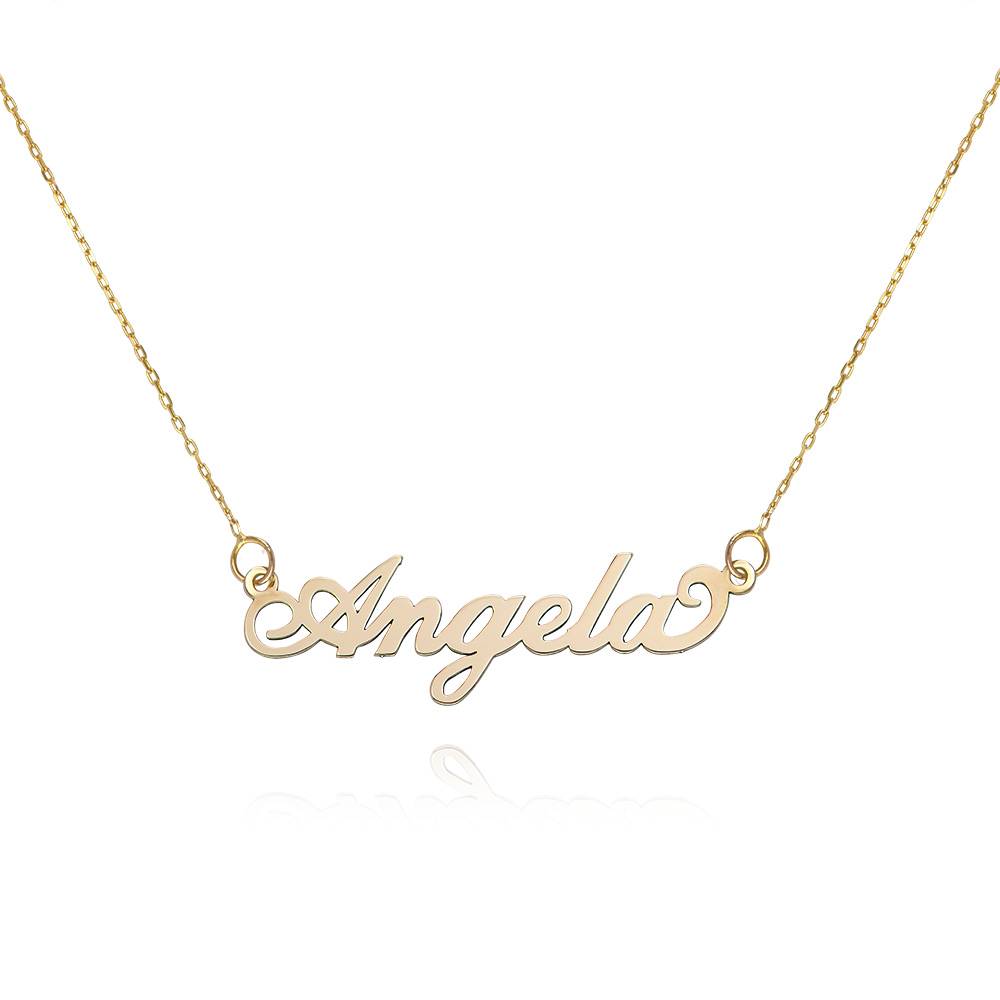 Personalized Jewelry - 10k Gold Carrie Necklace-1 product photo