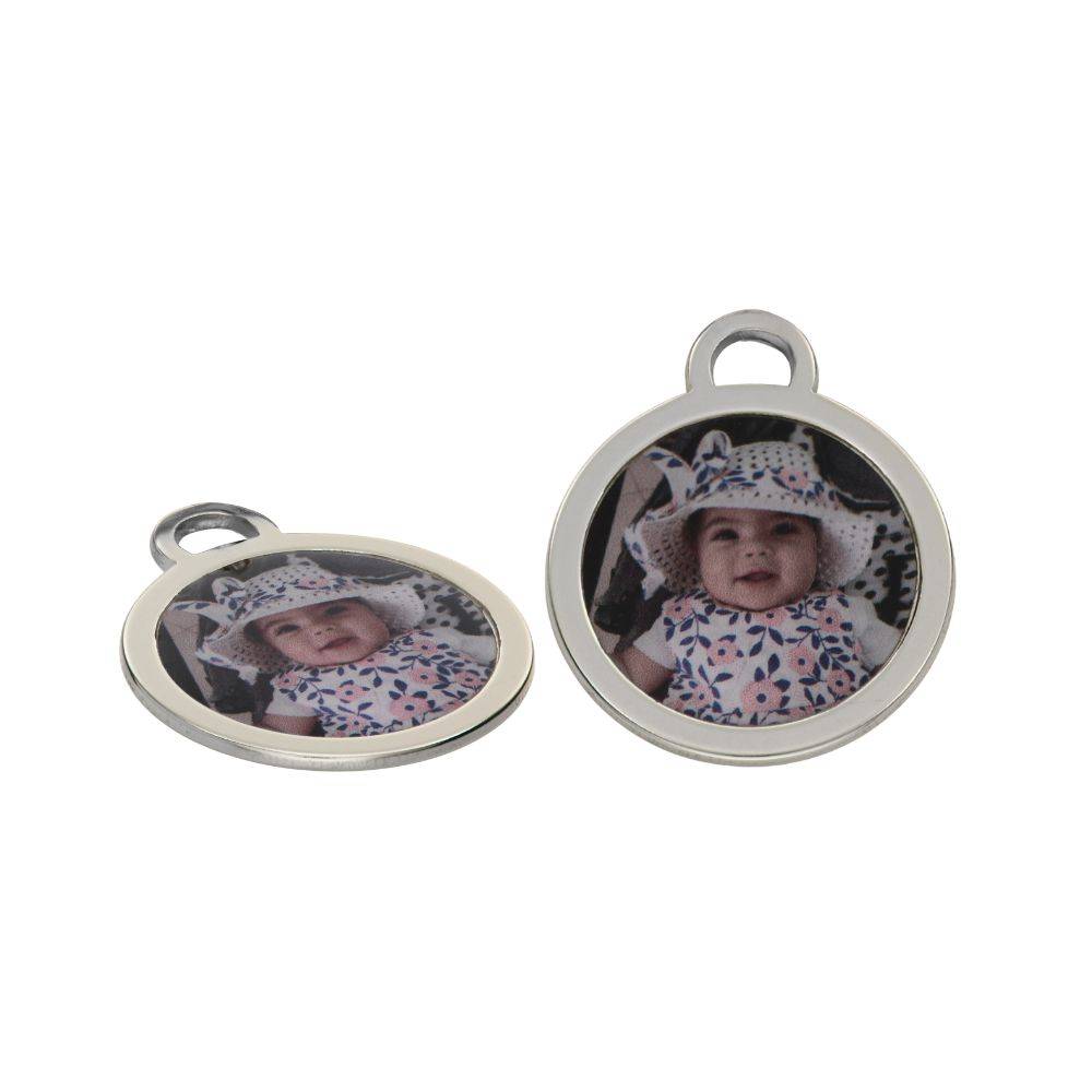 Photo Pendant in Sterling Silver product photo