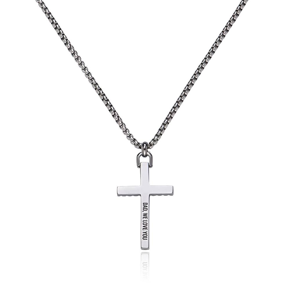 Adam's Rope Cross Necklace for Men-2 product photo