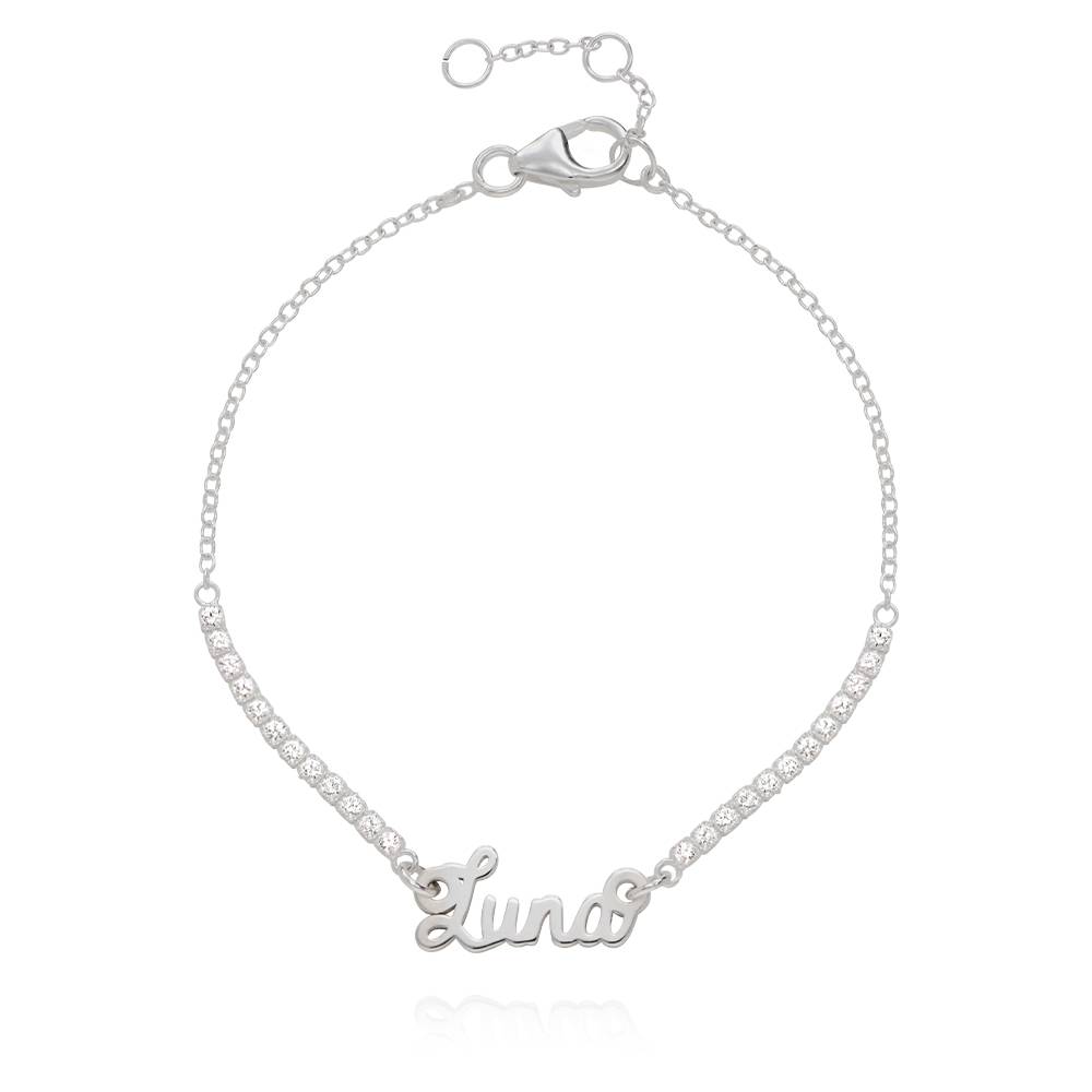 Rosie Name Tennis Bracelet in Sterling Silver-1 product photo