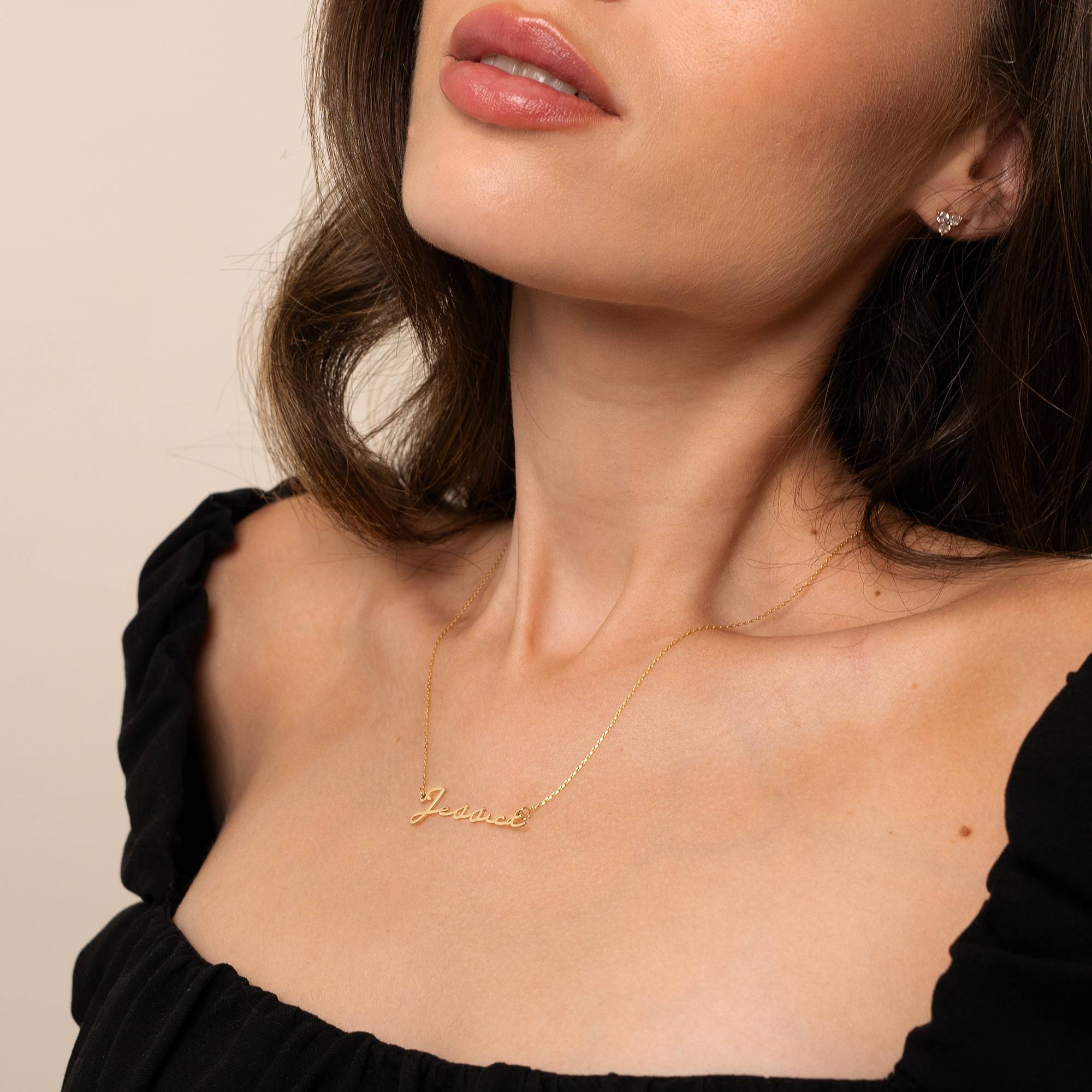 Signature Style Name Necklace - 10k Gold-3 product photo