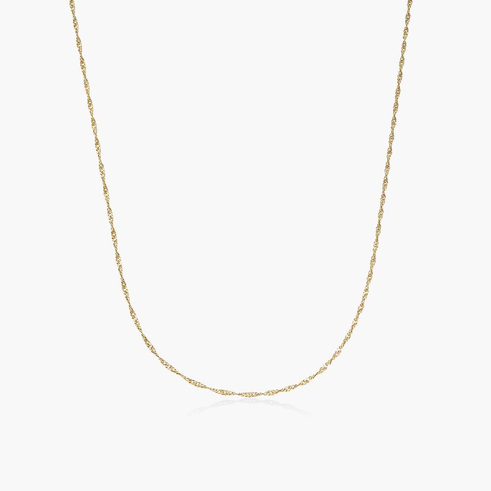 Singapore Closed chain 14k Yellow Gold product photo