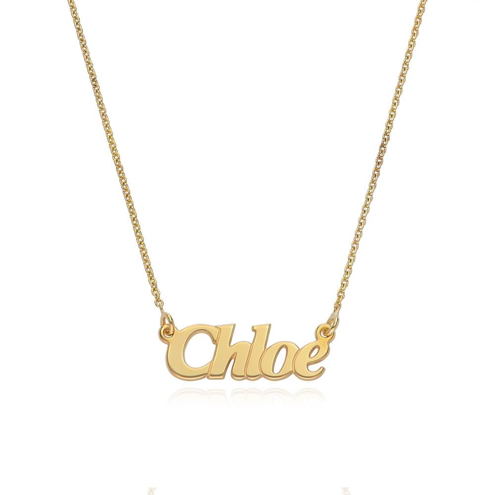 Small Personalized 18k Gold-Plated Sterling Silver Name Necklace-1 product photo