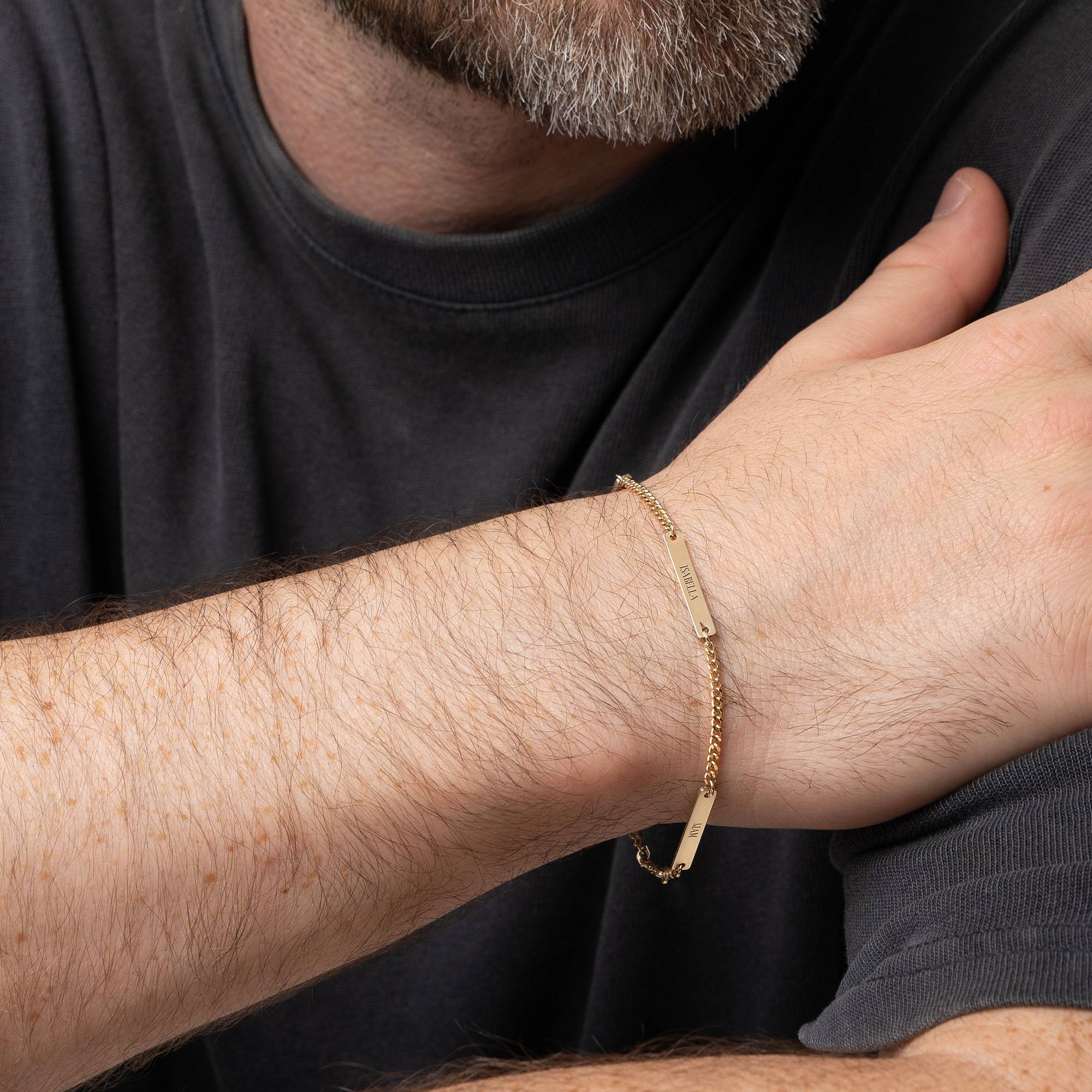 The Cosmos Bracelet for Men in 14K Yellow Gold-5 product photo