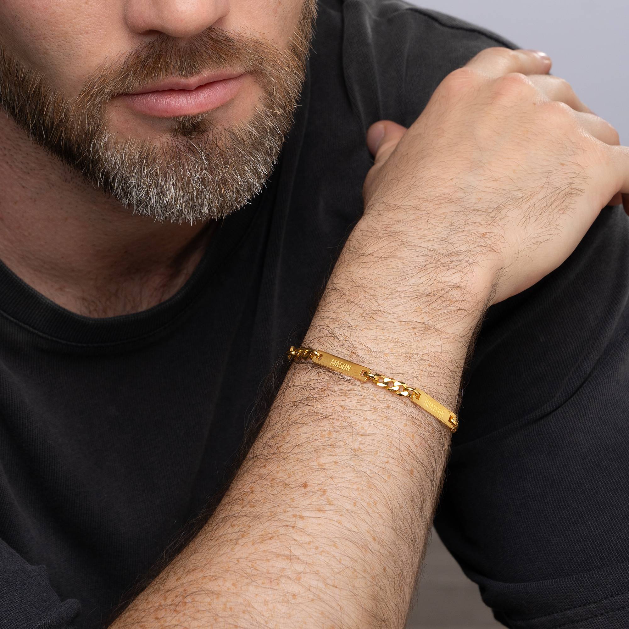 The Cosmos Bracelet for Men in 18K Gold Plating-5 product photo